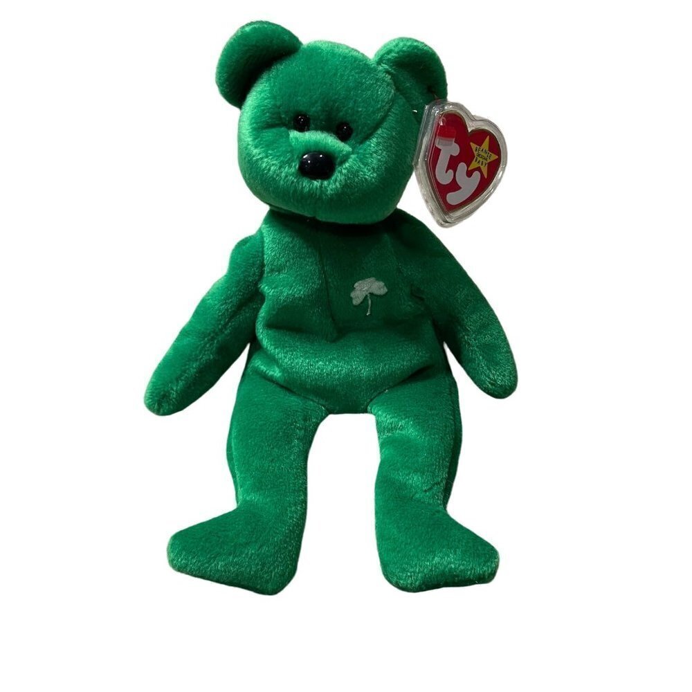 TY Beanie Baby- Erin the Shamrock Bear 1997 - Picture 1 of 4